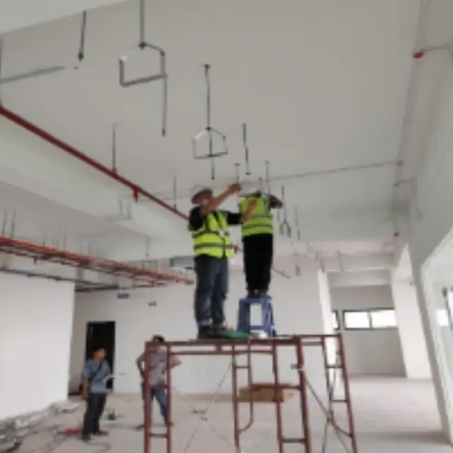 Hanging units and pipework