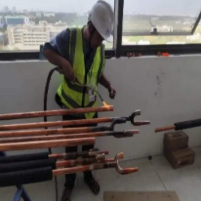 Copper pipe connections